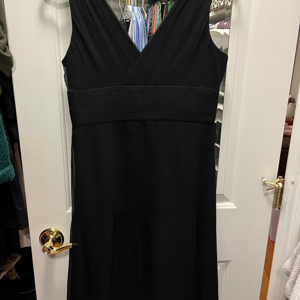 J. Crew Black Maxi Dress
